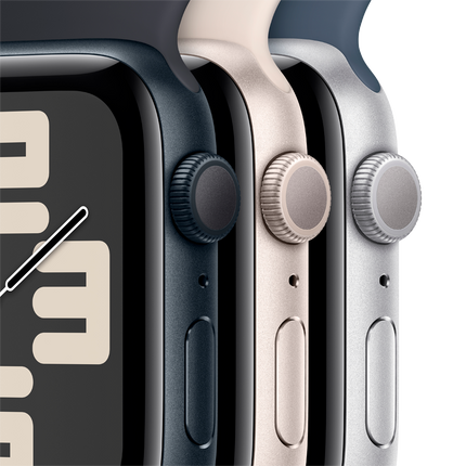 Apple Watch SE GPS + Cellular 40mm Midnight Aluminium Case with Midnight Sport Band - S/M,Model A2725