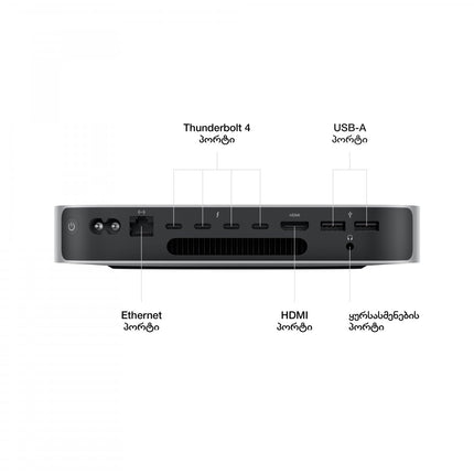 Mac mini: Apple M2 Pro chip with 10‑core CPU and 16‑core GPU, 512GB SSD,Model A2816