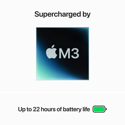 14-inch MacBook Pro: Apple M3 chip with 8‑core CPU and 10‑core GPU, 1TB SSD - Silver,Model A2918