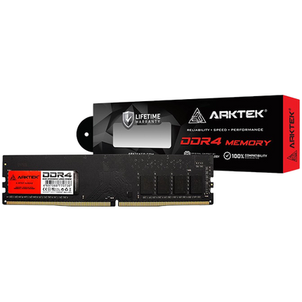 Arktek Memory 8GB DDR4 PC-2400 DIMM RAM Module for PC