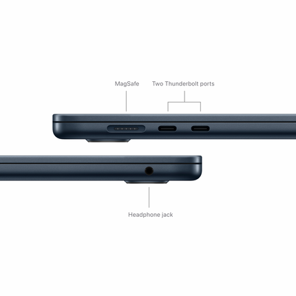 15-inch MacBook Air: Apple M3 chip with 8-core CPU and 10-core GPU, 16GB, 512GB SSD - Midnight,Model A3114