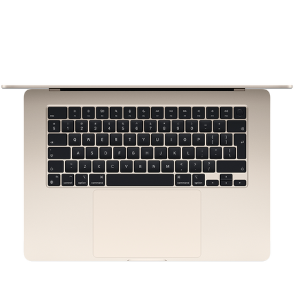 15-inch MacBook Air: Apple M3 chip with 8-core CPU and 10-core GPU, 16GB, 512GB SSD - Starlight,Model A3114