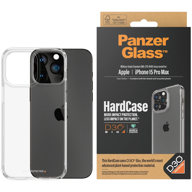 PanzerGlass HardCase with D3O iPhone 15 Pro Max