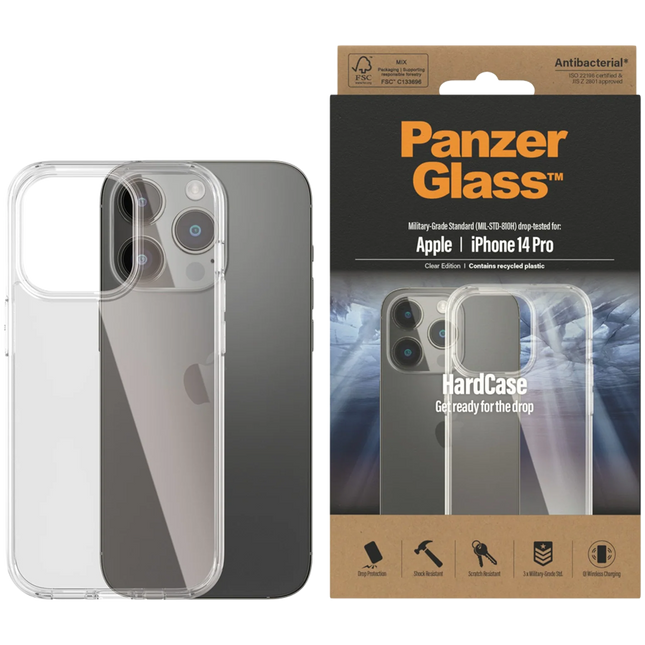 PanzerGlass HardCase Apple iPhone 14 Pro | Clear