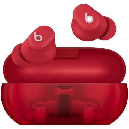 Beats Solo Buds - True Wireless Earbuds - Transparent Red, Model A3151 A3150 A3152