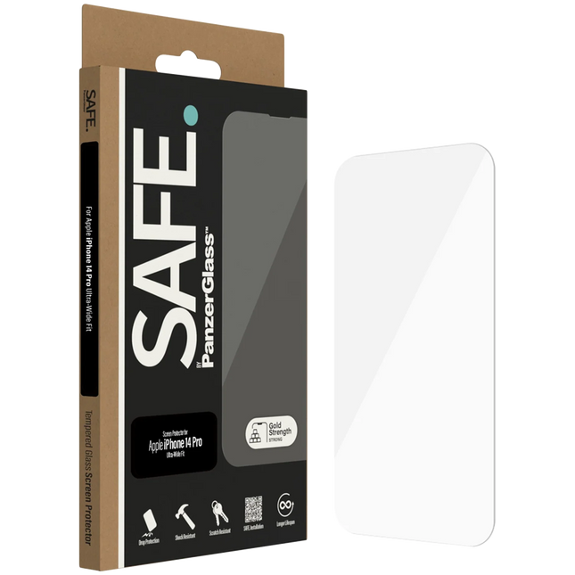 SAFE. by PanzerGlass Screen Protector Apple iPhone 14 Pro | Ultra-Wide Fit