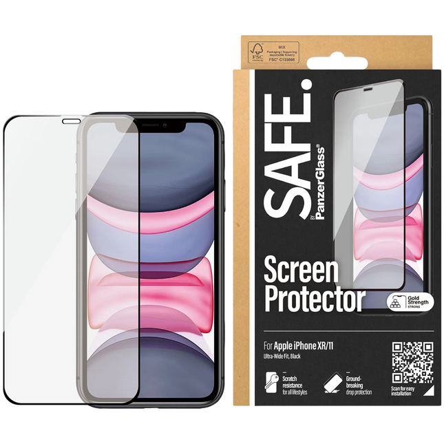 SAFE. by PanzerGlass Screen Protector Apple iPhone 11 | XR | Edge-to-Edge