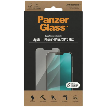 PanzerGlass Screen Protector Apple iPhone 14 Plus | 13 Pro Max | Classic Fit