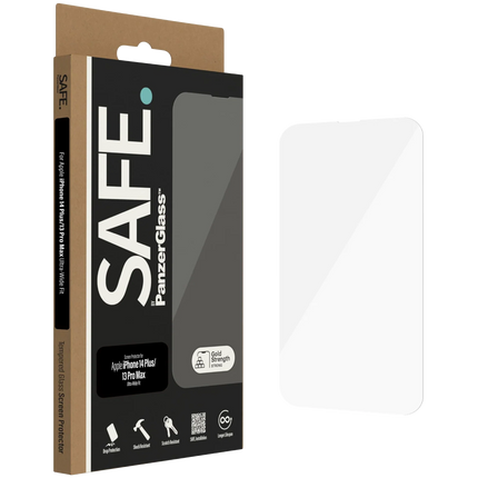SAFE. by PanzerGlass Screen Protector Apple iPhone 14 Plus | 13 Pro Max | Ultra-Wide Fit