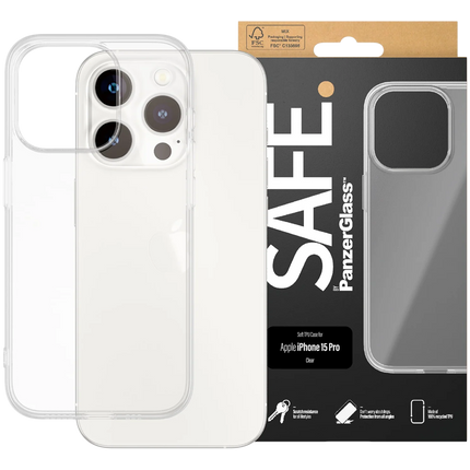 SAFE. by PanzerGlass TPU Case iPhone 15 Pro