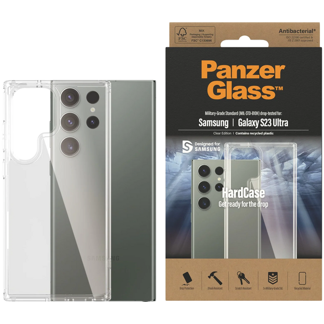 PanzerGlass HardCase Samsung Galaxy S23 Ultra | Transparent