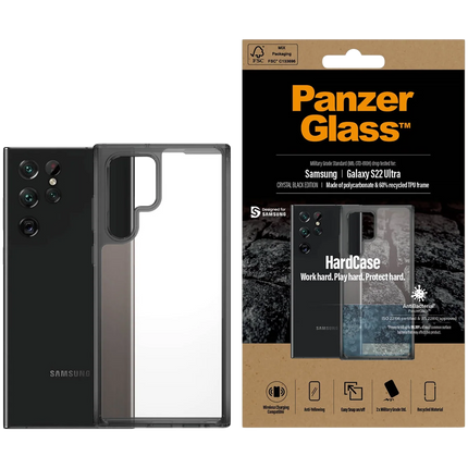 PanzerGlass HardCase Samsung Galaxy S22 Ultra - Smokey Black