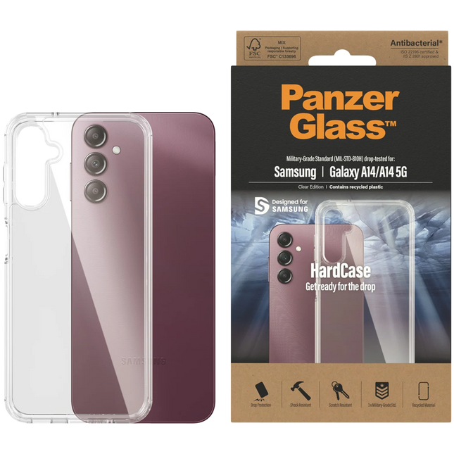 PanzerGlass HardCase Samsung Galaxy A14 | A14 5G | Transparent