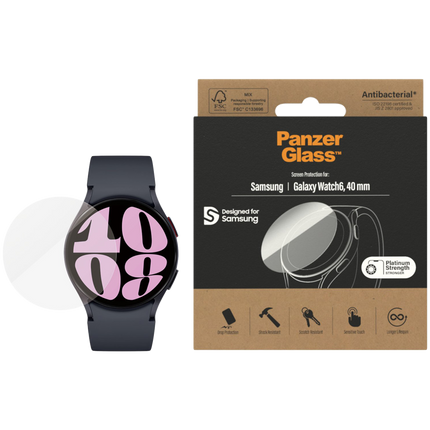 PanzerGlass Screen Protector Samsung Galaxy Watch 6 | 40mm