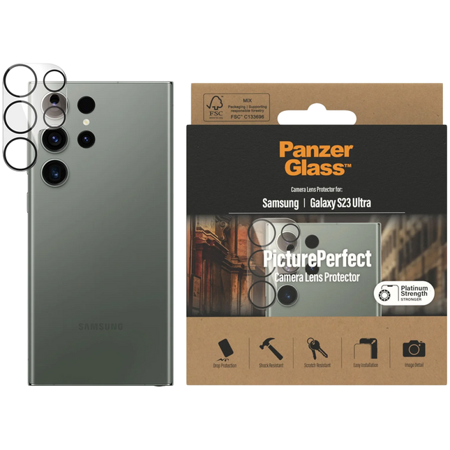 PanzerGlass PicturePerfect Camera Lens Protector Samsung Galaxy S23 Ultra
