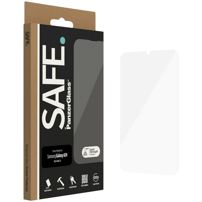 SAFE. by PanzerGlass Screen Protector Samsung Galaxy A24 | Ultra-Wide Fit