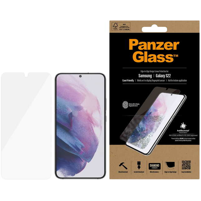 PanzerGlass UltraForce1 Samsung Galaxy S22 | Screen Protector