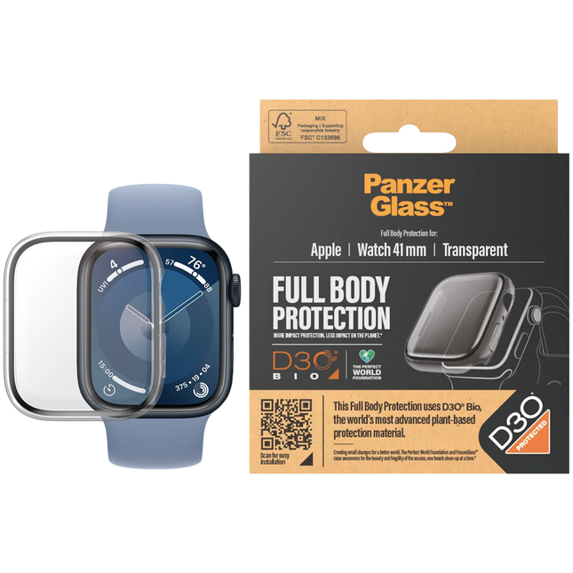 PanzerGlass FullBody with D3O for Apple Watch 41mm Clear