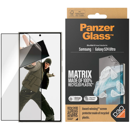 PanzerGlass Samsung Galaxy S24 Ultra rPET with D3O UWF wA