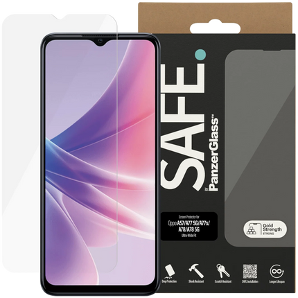 SAFE. by PanzerGlass  Oppo A57s/A38/A57/A77 5G/A77s/A78 5G UWF