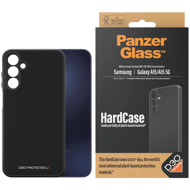 PanzerGlass Hardcase wtih D3O Samsung A15/A15 5G Black