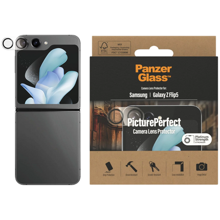 PanzerGlass Camera Protector for Samsung Galaxy Z Flip5 Black