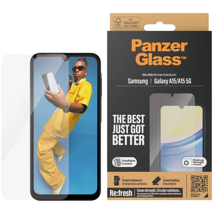 PanzerGlass Samsung RecycledGlass for A15/A15 5G UWF wA