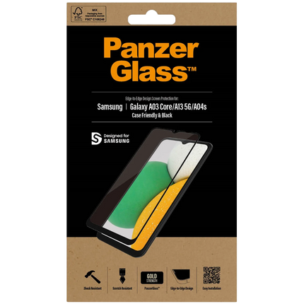 PanzerGlass Samsung Galaxy A03 core/A13 5G/A04s CF, Black