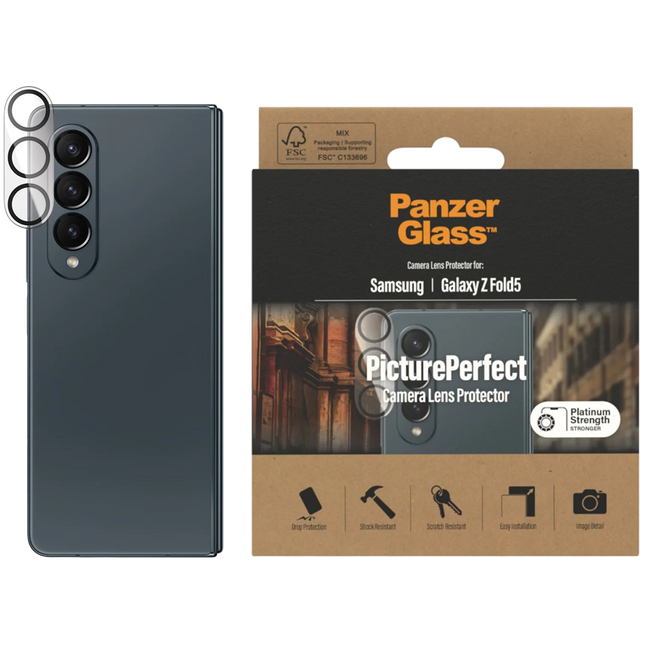 PanzerGlass Camera Protector for Samsung Galaxy Z Fold5 Black