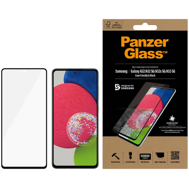 PanzerGlass Samsung A52/A52 5G/A52s 5G/A53 5G CF, Black AB