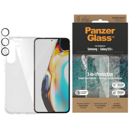 PanzerGlass 3-in-1 Pack Samsung Galaxy S23+
