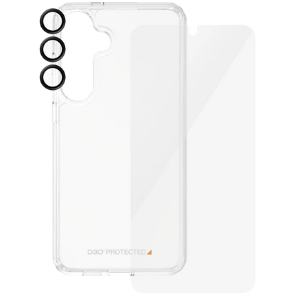 PanzerGlass 3-in-1 Protection Pack Samsung Galaxy S 2024 Plus | Ultra-Wide Fit