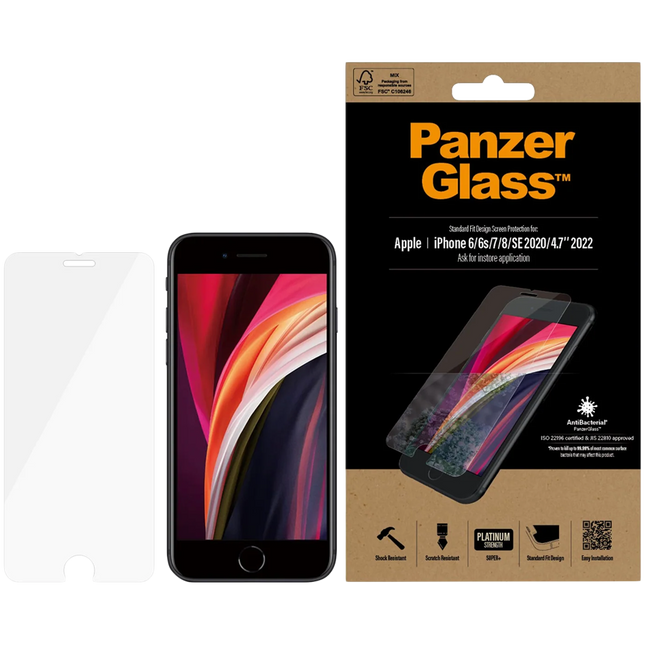 PanzerGlass iPhone 6/6s/7/8/SE (2020/2022) Privacy AB