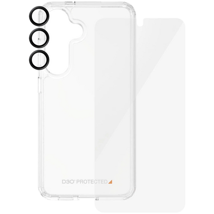 PanzerGlass 3-in-1 Protection Pack Samsung Galaxy S 2024 | Ultra-Wide Fit