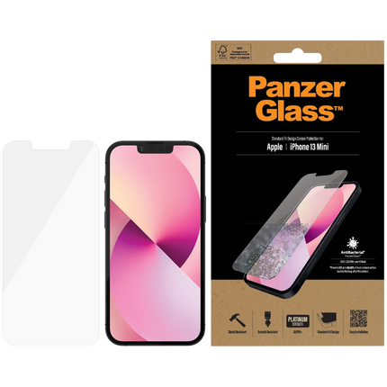 PanzerGlass Screen Protector Apple iPhone 13 Mini | Standard Fit