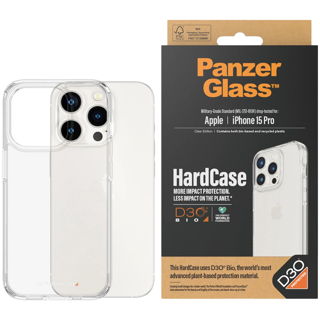 PanzerGlass HardCase with D3O iPhone 15 Pro
