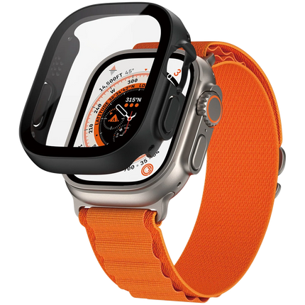 PanzerGlass Screen Protector Full Body with D3O Apple Watch Ultra | 49mm | Black