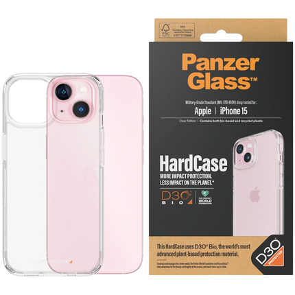 PanzerGlass HardCase with D3O iPhone 15