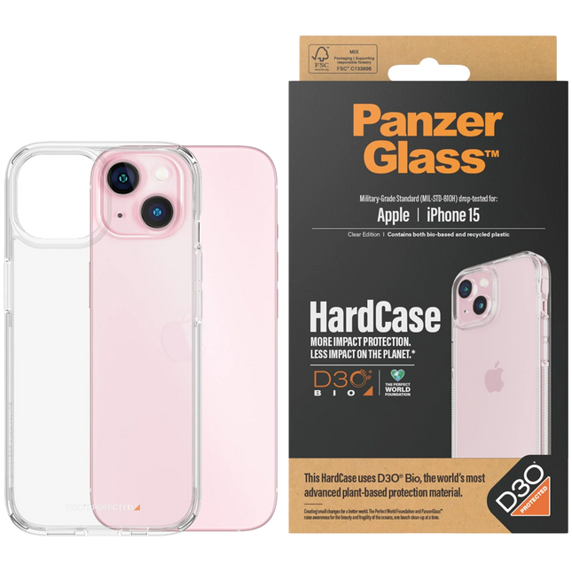 PanzerGlass HardCase with D3O iPhone 15