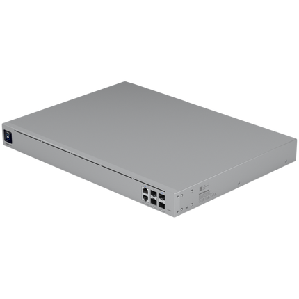 Ubiquiti UniFi EFG-EU 25G Enterprise-grade 25 Gbps UniFi Cloud Gateway with two WAN ports, 12.5 Gbps routing with IDS/IPS, (2) 25G SFP28, (2) 10G SFP+, and (2) 2.5 GbE RJ45 ports, 2x included hot-swap PSUs for power redundancy