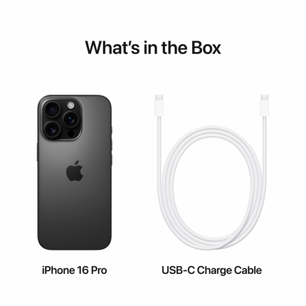 iPhone 16 Pro 512GB Black Titanium,Model A3293