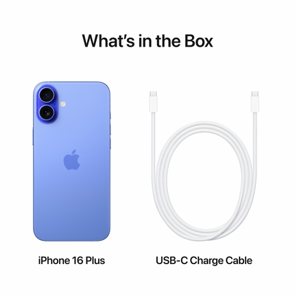 iPhone 16 Plus 128GB Ultramarine,Model A3290