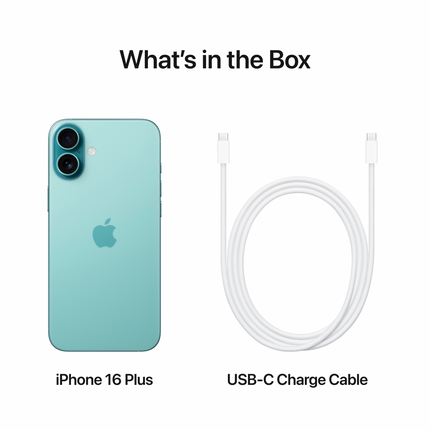 iPhone 16 Plus 128GB Teal,Model A3290