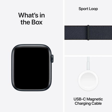 Apple Watch SE GPS 40mm Midnight Aluminium Case with Ink Sport Loop,Model A2722