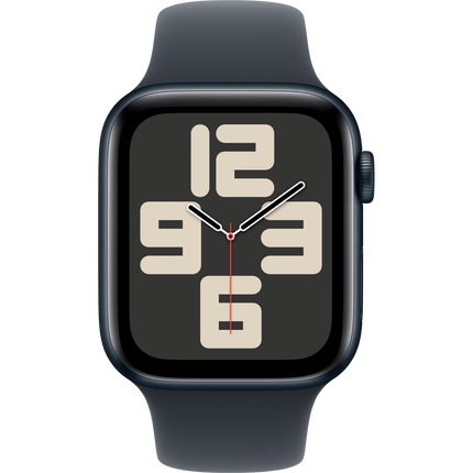 Apple Watch SE GPS + Cellular 44mm Midnight Aluminium Case with Midnight Sport Band - S/M,Model A2724