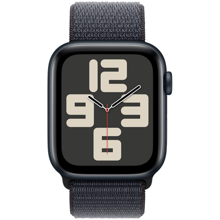 Apple Watch SE GPS + Cellular 44mm Midnight Aluminium Case with Ink Sport Loop,Model A2724