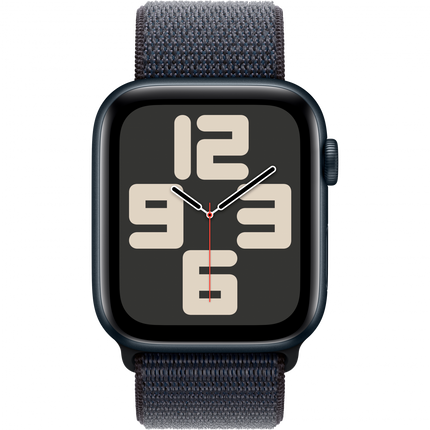 Apple Watch SE GPS + Cellular 44mm Midnight Aluminium Case with Ink Sport Loop,Model A2724