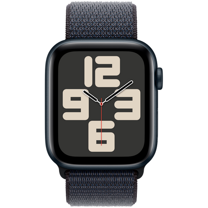 Apple Watch SE GPS + Cellular 40mm Midnight Aluminium Case with Ink Sport Loop,Model A2725