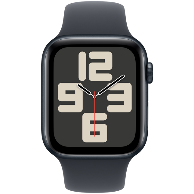 Apple Watch SE GPS + Cellular 40mm Midnight Aluminium Case with Midnight Sport Band - M/L,Model A2725