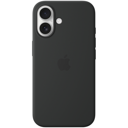 iPhone 16 Silicone Case with MagSafe - Black,Model A3313